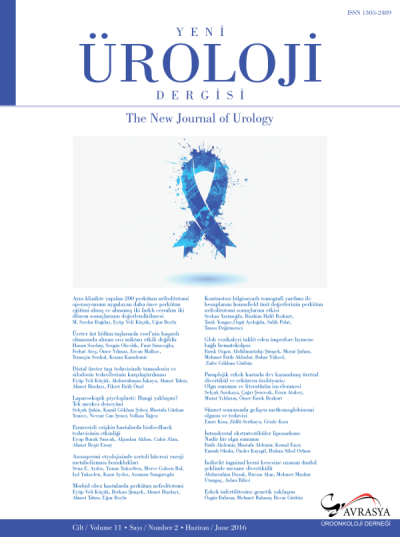 The New Journal Of Urology Volume: 11 Number: 2