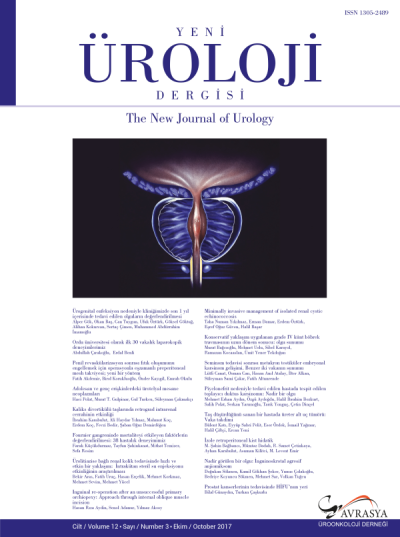 The New Journal Of Urology Volume: 12 Number: 3
