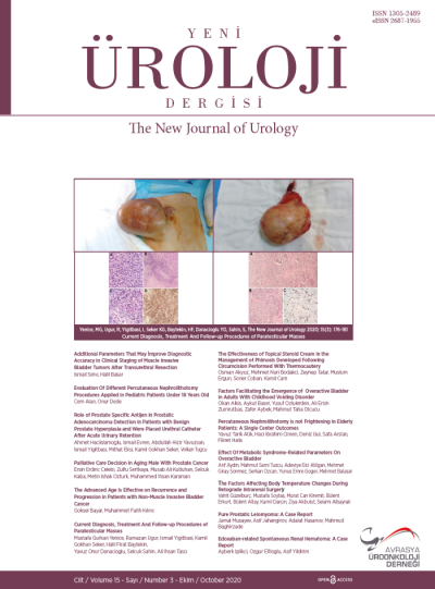 The New Journal of Urology Volume: 15 Number: 3