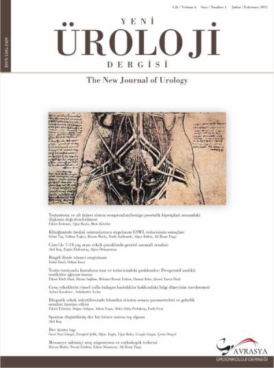 The New Journal Of Urology Volume: 6 Number: 1