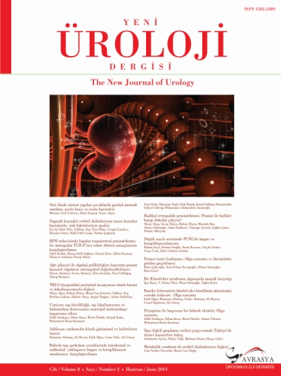 The New Journal Of Urology Volume: 8 Number: 2