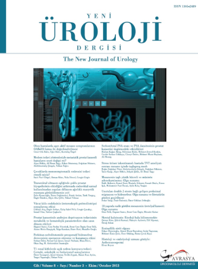 The New Journal Of Urology Volume: 8 Number: 3