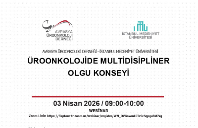 WEBINAR / ÜROONKOLOJİDE MULTİDİSİPLİNER OLGU KONSEYİ / 3 NİSAN 2026