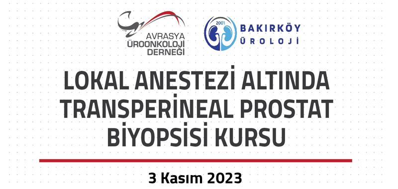 Lokal Anestezi Altında Transperineal Prostat Biyopsisi Kursu